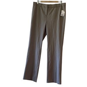 Amanda + Chelsea Women's Mushroom Taupe Straight Leg Career Dress Pants 12‎